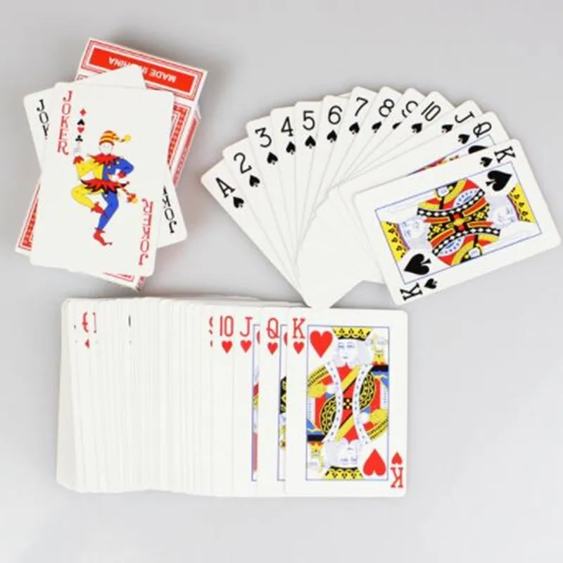 Playing Cards PVC Poker Cards Waterproof Hold'em Plastic Game Card