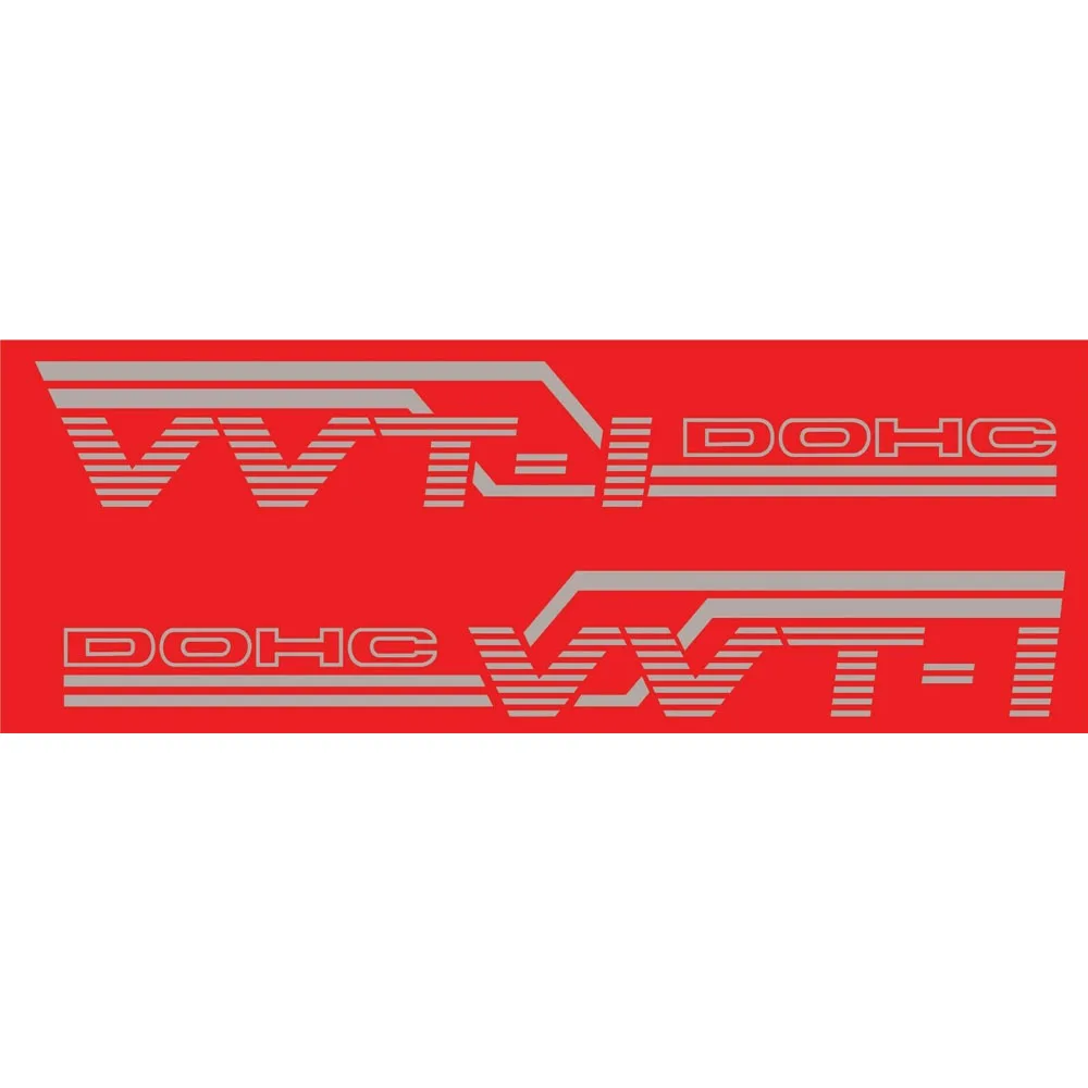 Set of 2 Premium VVTI DOHC Vinyl Sticker Decals - New Arrival
