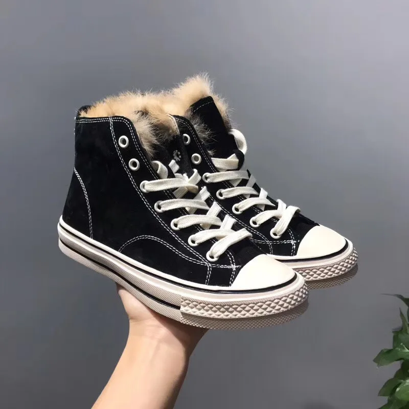 

Han ban xie Women's Tennis Red Platform Shoes Harajuku INS Super Fire Genuine Leather Athletic Shoes Hong Kong Style Versatile S