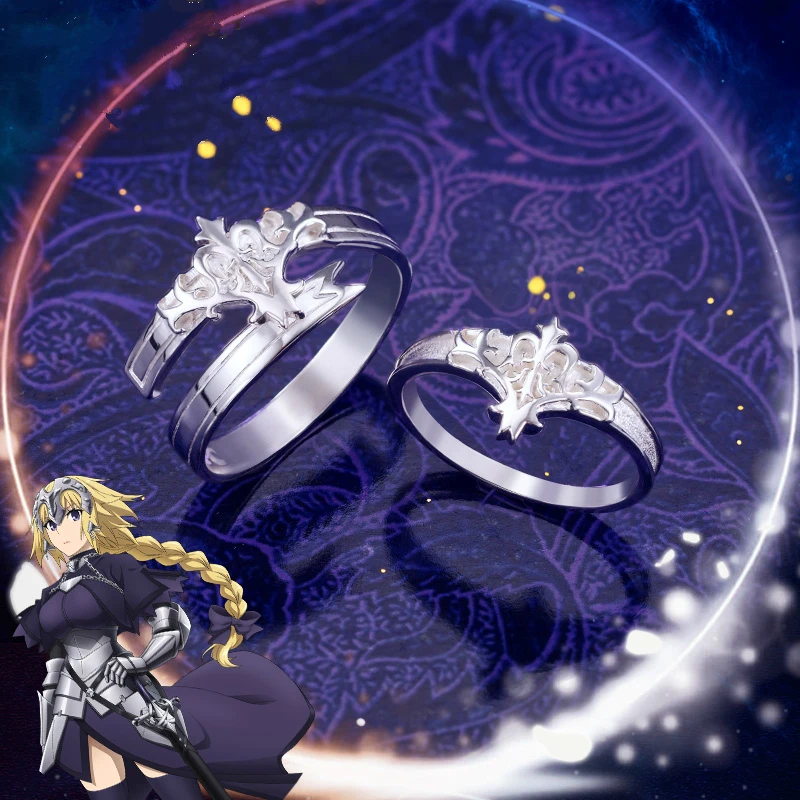 Fate Apocrypha кольцо S925 Серебряное ювелирное изделие религиозное Аниме Косплей Жанна