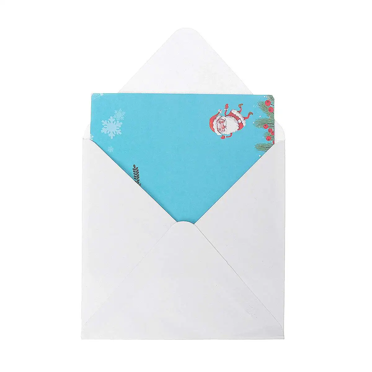  Merry Christmas Festival Greeting Cards 8Pcs/Set DIY Diamond Painting Invitation Cards Santa Claus  - 4000174819008