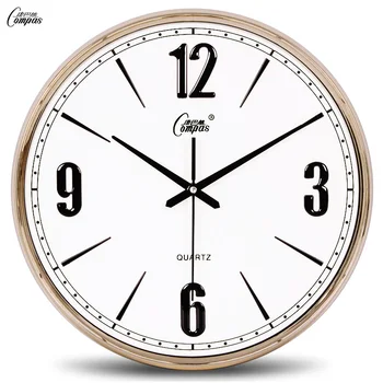 

Stylish Minimalist Wall Clock Bedroom Living Room Mute Clock Modern Wall Charts Creative Quartz Modern Design 6W339