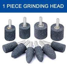 

1PC 6.0mm Shank Grinding Wheel Sharpening Head Cylindrical/Conical Corundum Grinding Head Portable Grinding Drill Power Tool