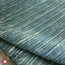 Молния рекомендуем зеленое озеро золото Сверхтонкий белый марли Плиссированные ткани перспективный ночной клуб дробленый материал
