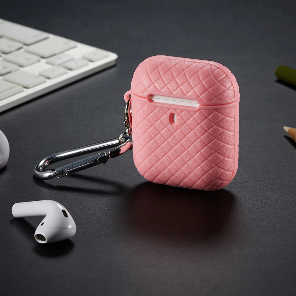 Generation PU Protective Case for AirPods 1/2 Resilient Cover Dustproof Shockproof with Hanger | Компьютеры и офис