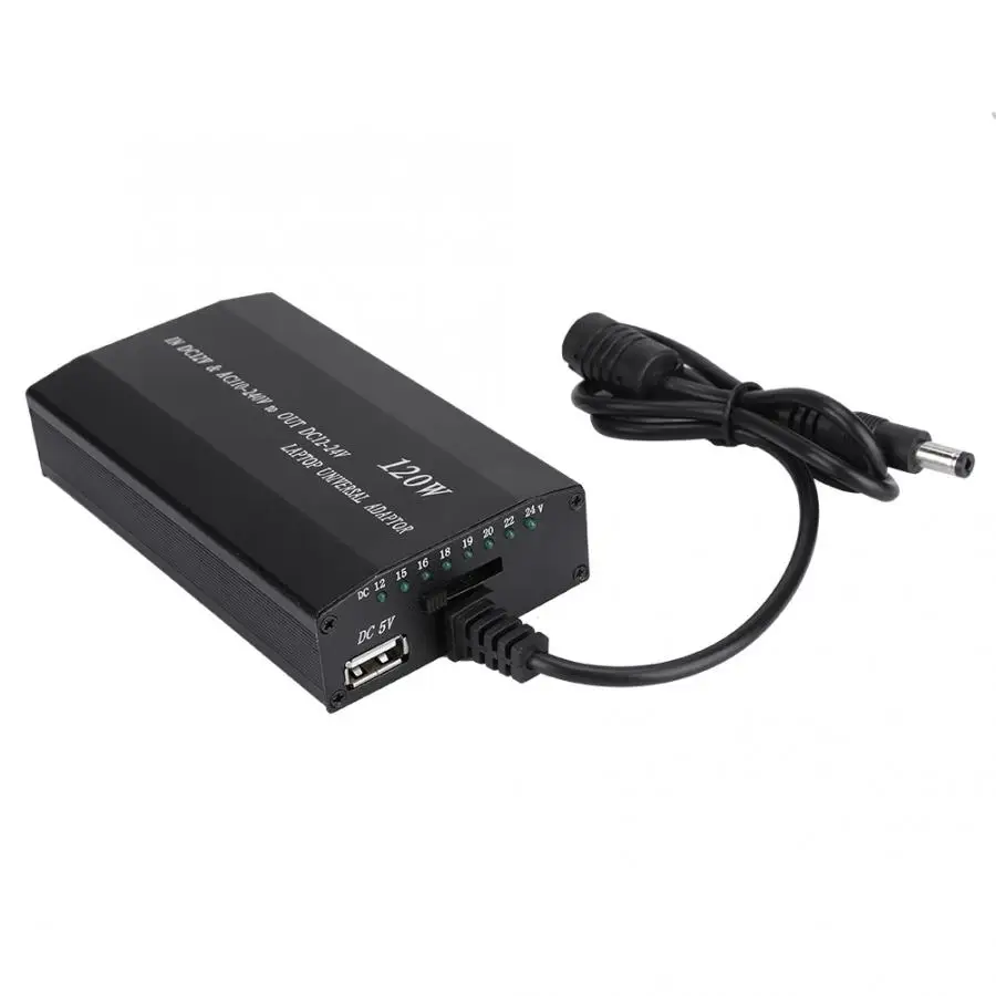 120W Home/Car Use Universal Notebook Power Adapter With 34 DC Connectors(110-240V) Notebook Adapter Charger