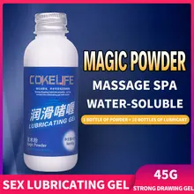 A água mágica do lubrificante do pó baseou o uso misturado com o óleo de água para a graxa do sexo do gel do sexo do gel do pênis da massagem vaginal