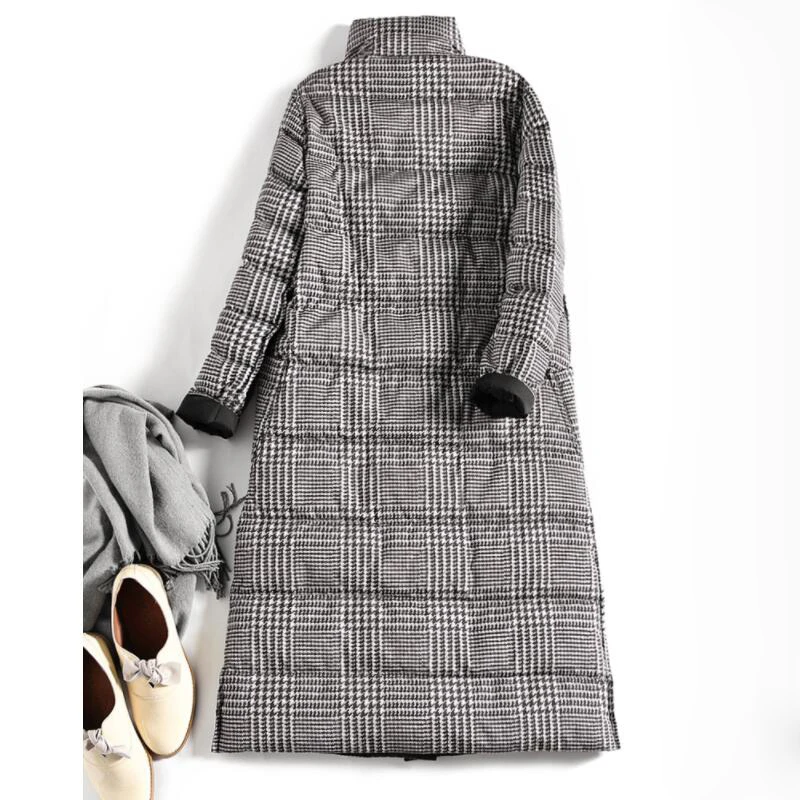 Office Lady Elegant Midi Windbreaker British Style