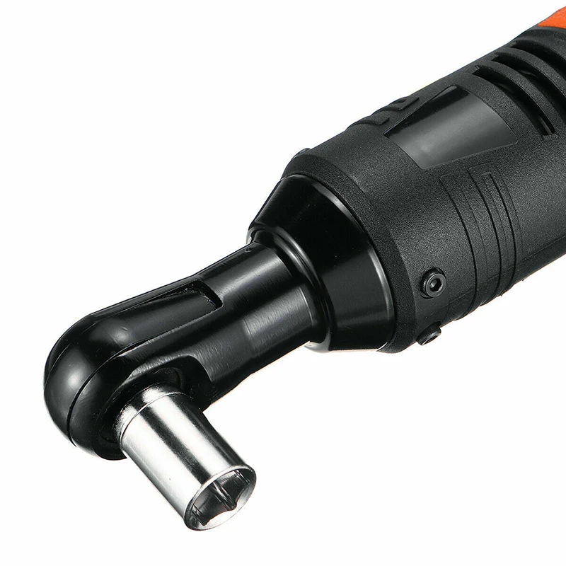 

18V Right Angle Wrench Electric Ratchet 3/8 Cordless Rechargeable Repair Tools
