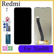 Xiaomi Redmi için 7 LCD ekran test AAA Lcd ekran + dokunmatik ekran değiştirme için çerçeve ile Xiaomi Redmi 7 m1810F6LG