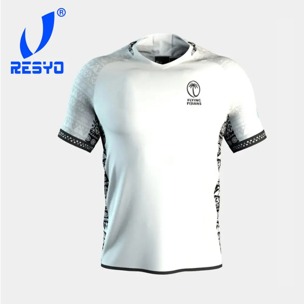 RESYO для 2019 Фиджи Home/AwayRUGBY Джерси Спортивная рубашка S-5XL | Спорт и развлечения