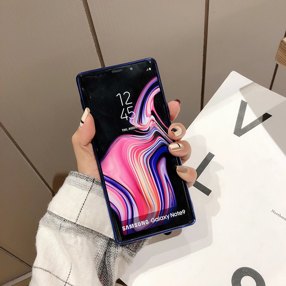 Чехол для samsung S10 прозрачный кольцевой чехол для телефона samsung Note 9 S10 S10E S10 PLUS S9 PLUS S9 S8 PLUS S8 Мягкий ТПУ Магнитный