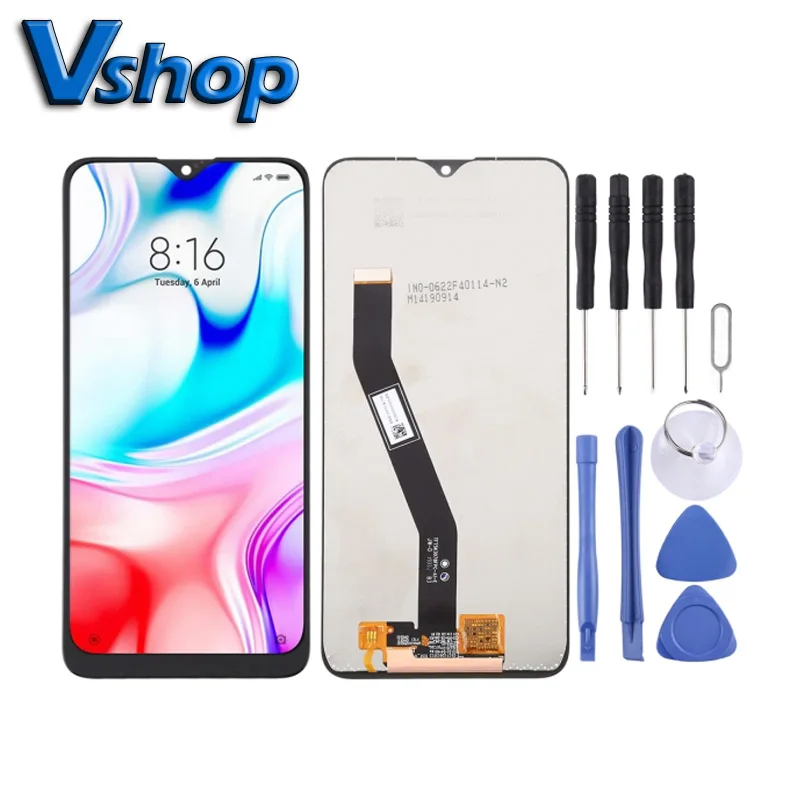 ЖК сенсорный экран и дигитайзер полная сборка для Xiaomi Redmi 8 8A дисплей Мобильный