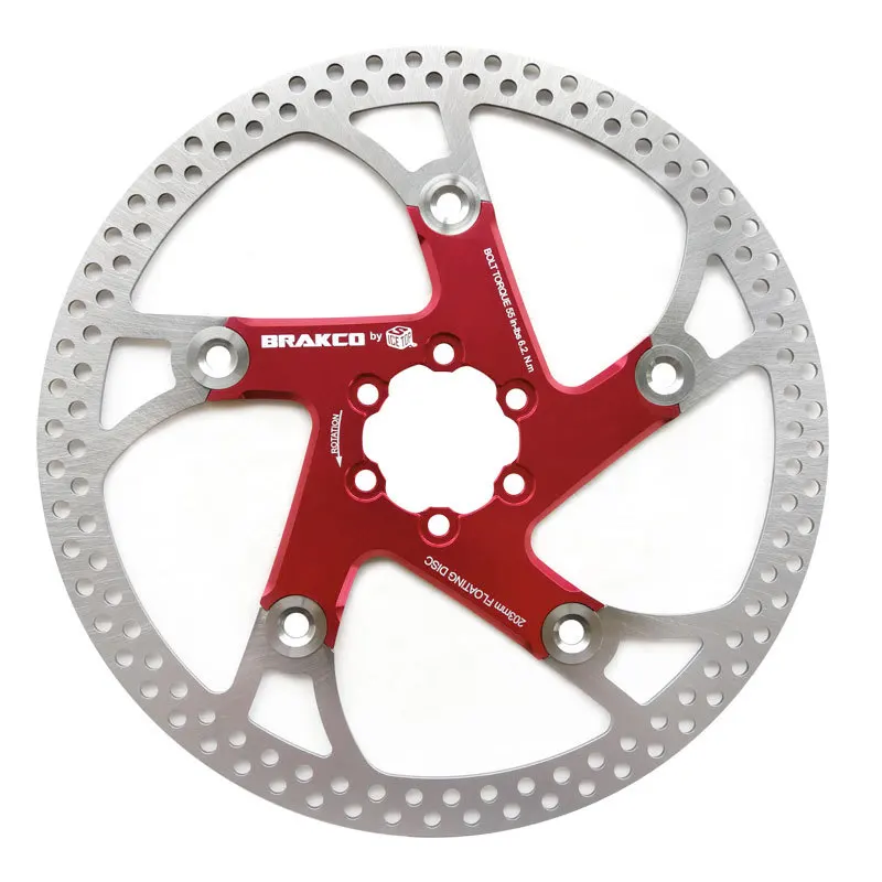 

Safe Cut-Resistant Circular Bead Floating Disc yun jie brakco Bicycle Mountain Bike E-Bike Disc Brake 203 Size