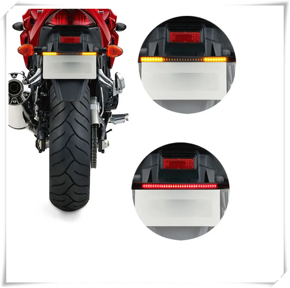 Universal motorcycle light with tail brake stop turn signal accessories for SUZUKI HAYABUSA GSXR1300 SV1000 S TL1000 R S