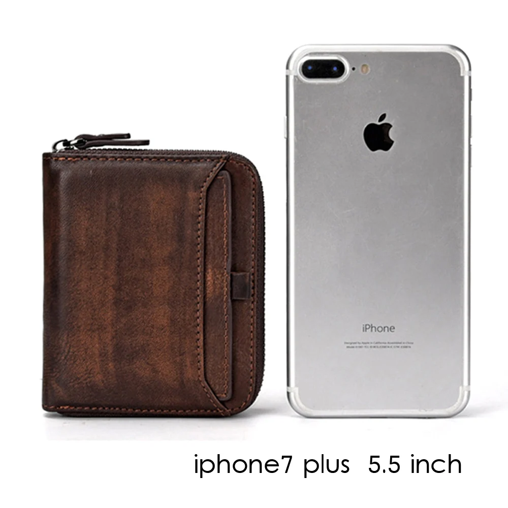 Цена AETOO, мужской кошелек, короткий, верхний слой, Воловья кожа, зажим для денег, Мужской Ретро кошелек, Вертикальная Молния, Повседневный, Молодеж...