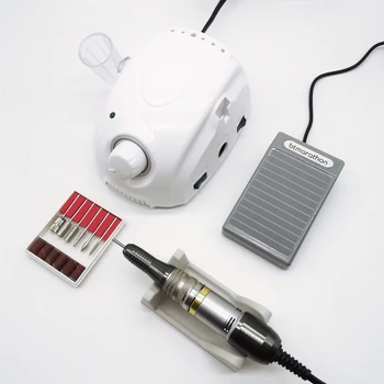 

Electric Nail Drill Strong 210 65W Micro Motor MARATHON Handpiece Set 35000RPM Manicure machine Nail File Bit Nail Art Equipment