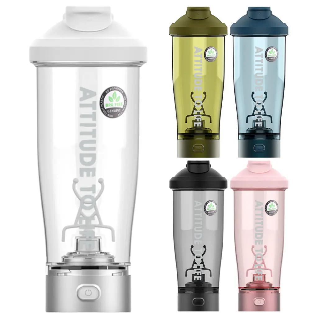 Electric Shaker Bottle Rechargeable Strong Power Easy Clean Powerful