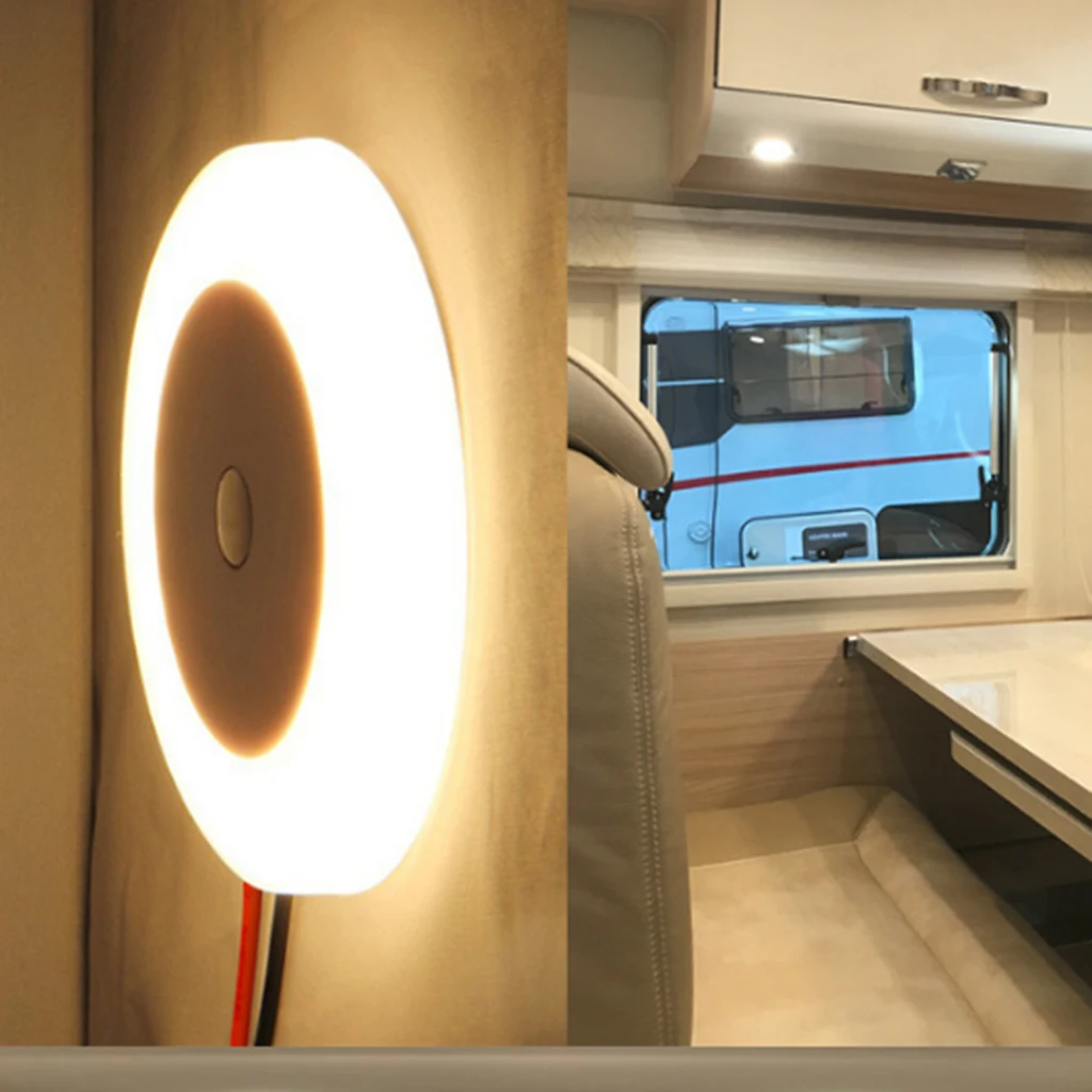 Marine Boat RV Ceiling LED Interior Dimmable Light Touch Switch
