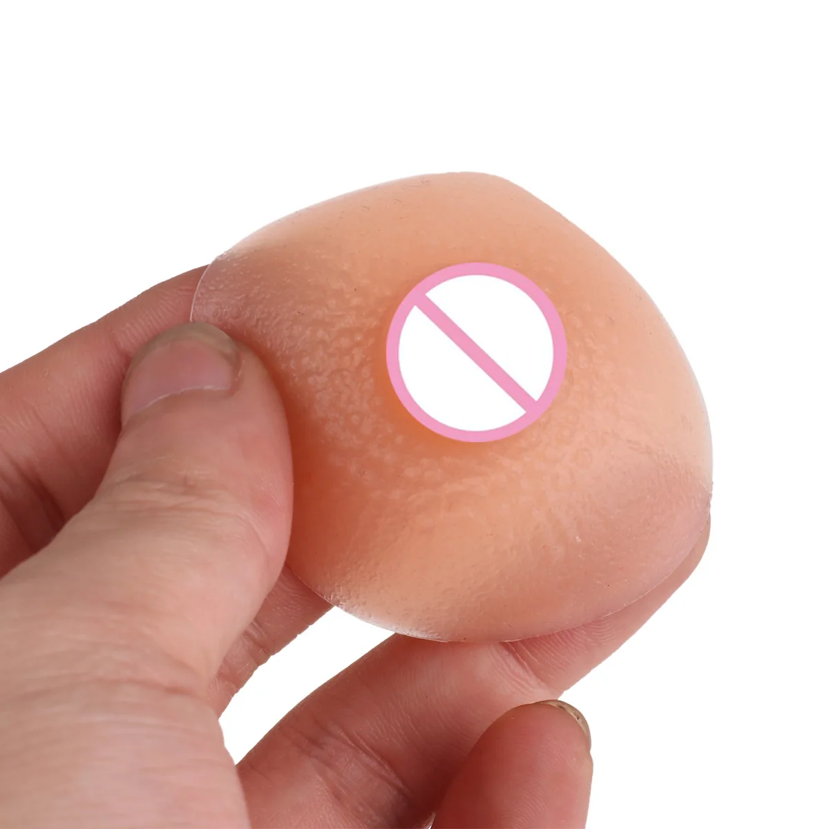 1 Pair Self-Suction Washable Reusable Silicone Nipples Simulated Breast for Breast Form Crossdresser SM Sex Toys for Adult 18+