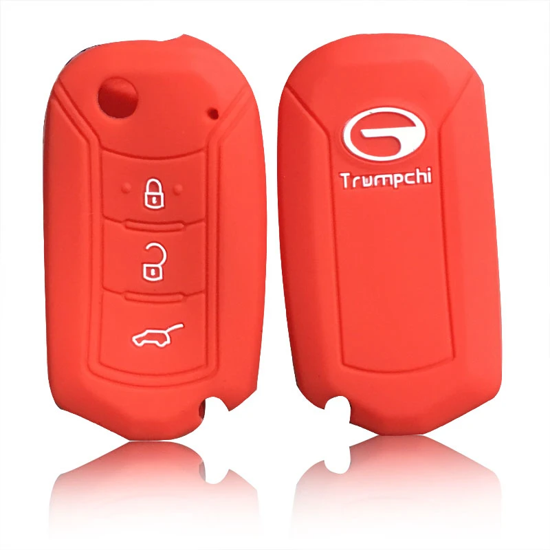 Силиконовый чехол для ключей автомобиля Trumpchi GS3 GS4 GA3S GS8 GS5 GS7 брелока держатель