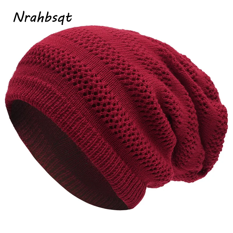 NRAHBSQT новая осенняя и зимняя спортивная однотонная шляпа с двойным использованием, теплые модные шерстяные шапки для мужчин и женщин, универсальные SC027