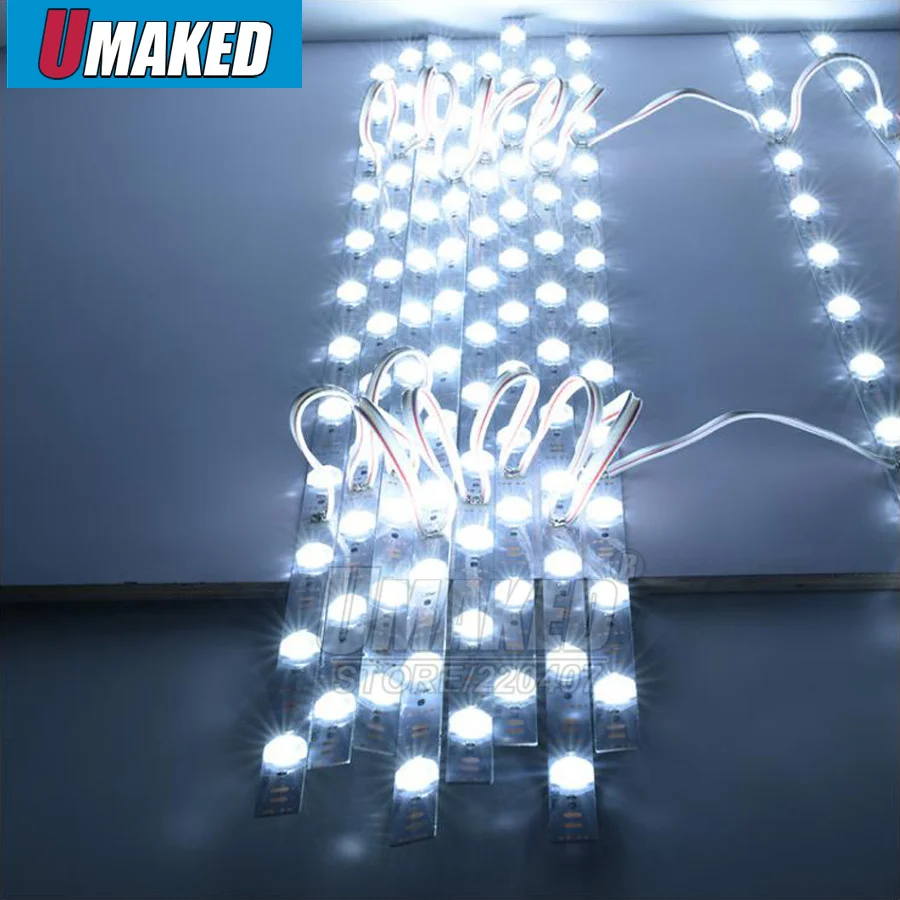 50 см 12 В Жесткая светодиодная лента алюминиевая панель супер яркая 3030SMD 6