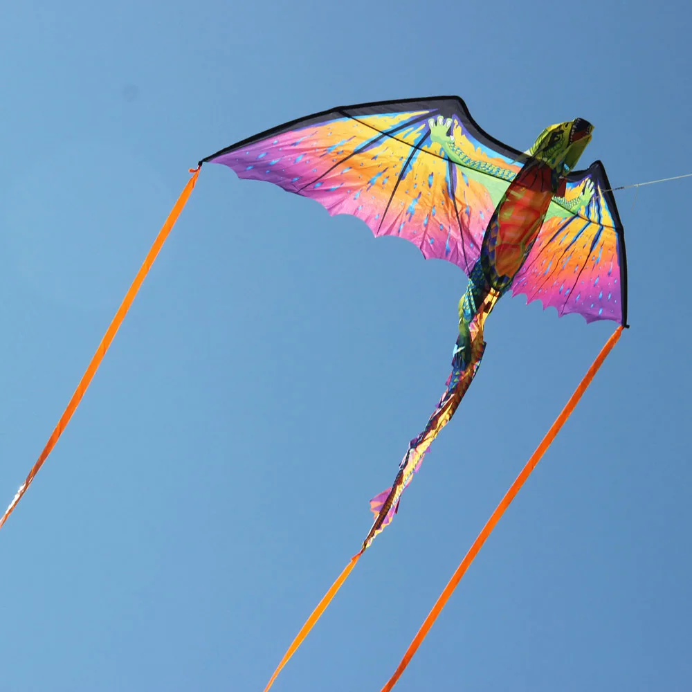 3D воздушный змей Pterosaur летающий дракон с длинными хвостами уличные забавные