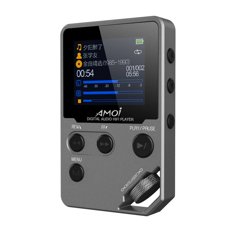 Портативный MP3 HD мини-плеер Amoi C10 Hi-Fi плеер без потерь с поддержкой радио FM TF