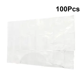 

100pcs Haircut Hairdressing Wai Cape Disposable Health Care Cloth Shawl Disposable PE Apron Barber Wai Cloth Perm Hair Salon