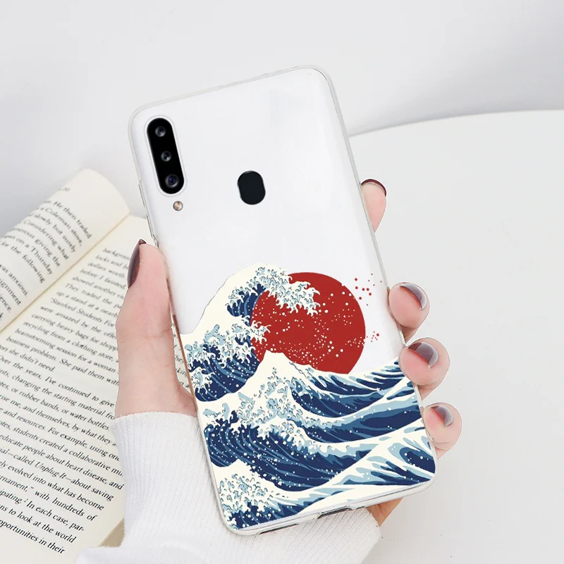 silicone case samsung Case On For Samsung Galaxy A20S Capa 6.5" Soft Silicone Clear Leopard Flower Shell For Samsung a20s a 20s A 20 S SM-A207F Fundas silicone cover with s pen Cases For Samsung