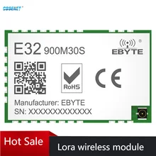 

SX1276 868MHz 915MHz Lora Module rf Receiver CDSENET E32-900M30S 30dBm 10Km SMD rf Transceiver For IPEX Stamp Hole Antenna