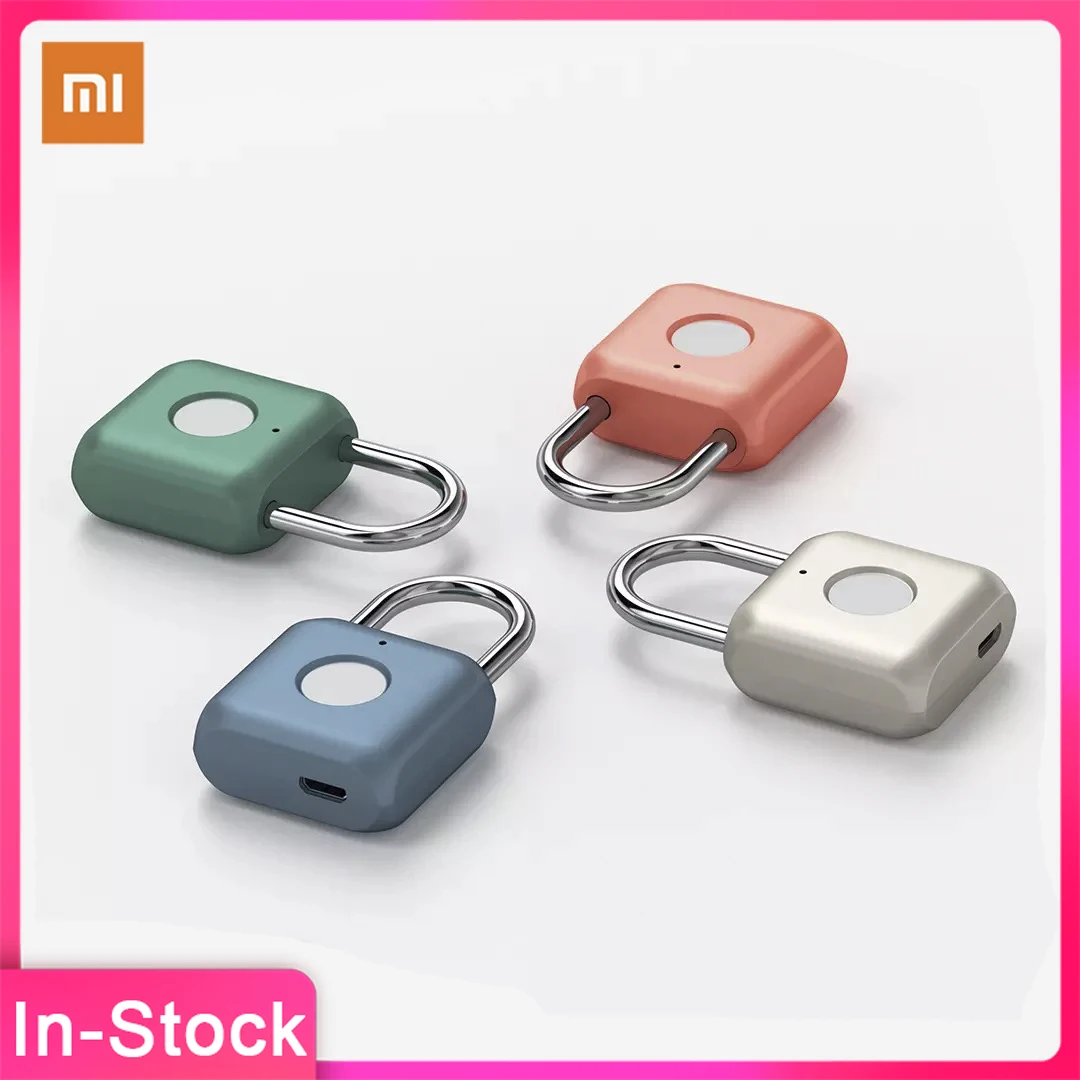 2020XiaomiYoudianSmartFingerprintDoorLockPadlockUSBCharging