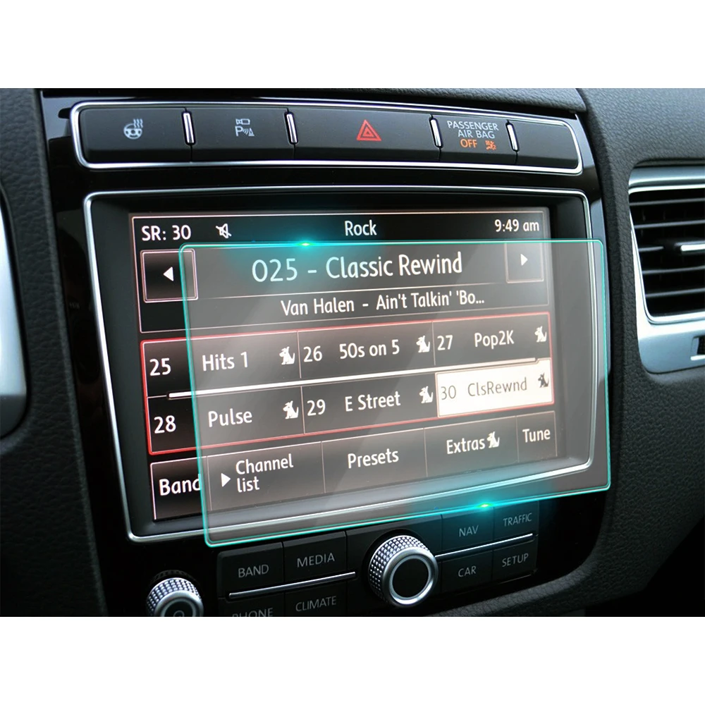 

Для Volkswagen VW Touareg 2011-2018 Автомобильное видео GPS навигация ЖК-экран Защитная пленка из закаленного стекла аксессуар от царапин