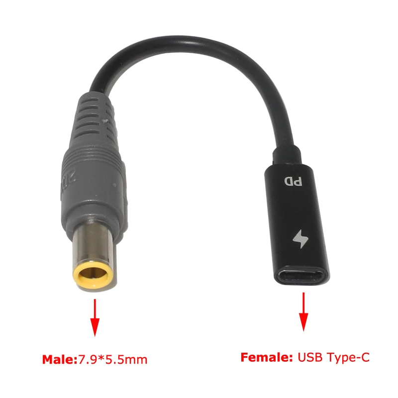 c, pd, fêmea para macho universal, plug