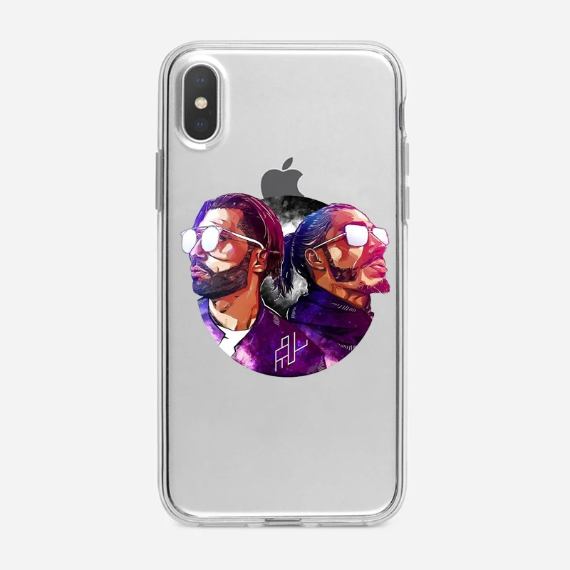 TPU I чехол для телефона 7 X Xs Qlf PNL Rapper чехол для телефона для iPhone 5 5S 6S 6 7 8 PLUS X XS XR Max прозрачный мягкий ТПУ Fundas черный чехол - Цвет: TPU