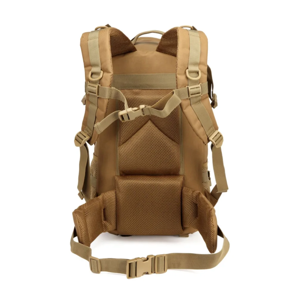 Molle Компьютерная сумка для путешествий на открытом воздухе для альпинизма коричневый Тактический 60л рыболовный рюкзак
