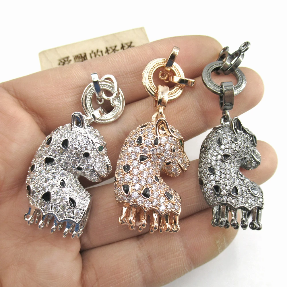 20x60mm Gold Plated Cubic Zirconia Micro Pave Connector Necklace Bracelet Pendant Jewelry DIY Findings