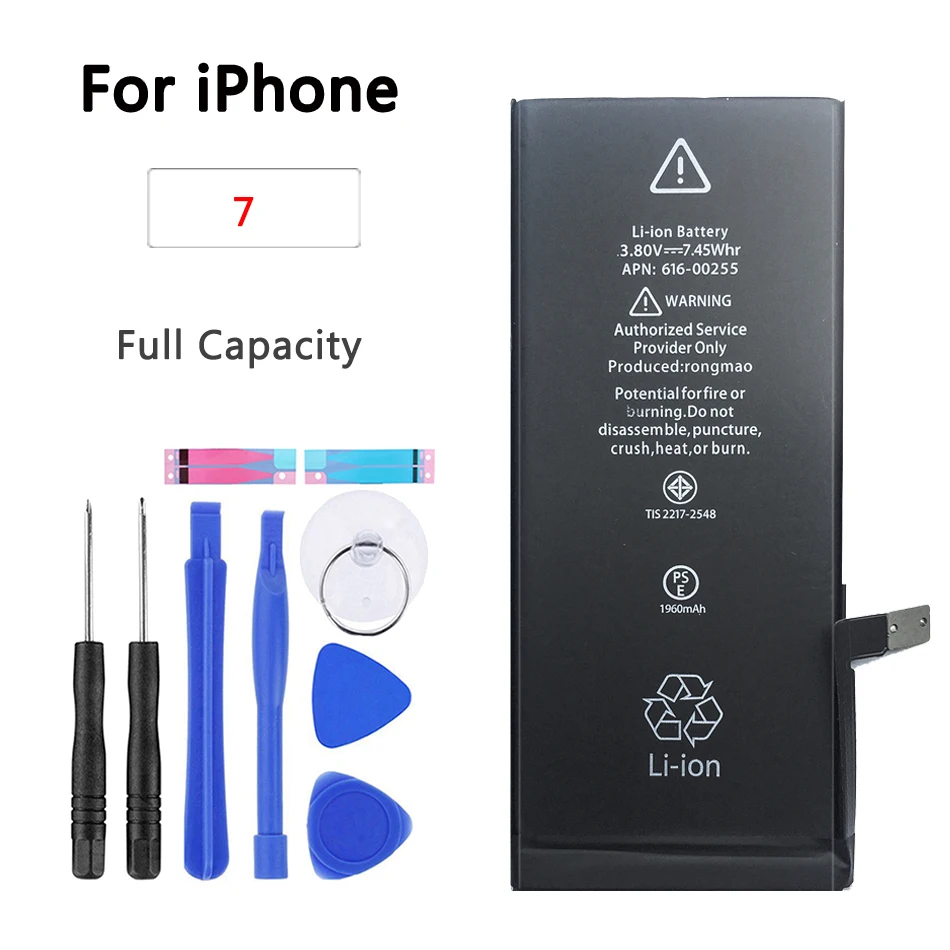 Аккумулятор для Apple iPhone 7 8 Plus SE 7Plus 8 Plus iPhone7 iPhone8 7G 8G мобильный телефон Литий-полимерный Bateria Бесплатные инструменты