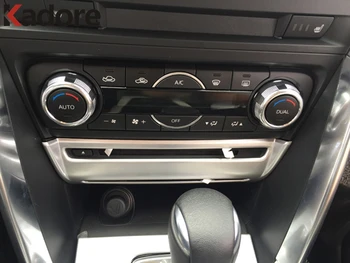 

For Mazda 3 M3 Axela 2017 2018 ABS Matte Air Condition Switch Button Decorative Cover Trim Interior Auto Accessories