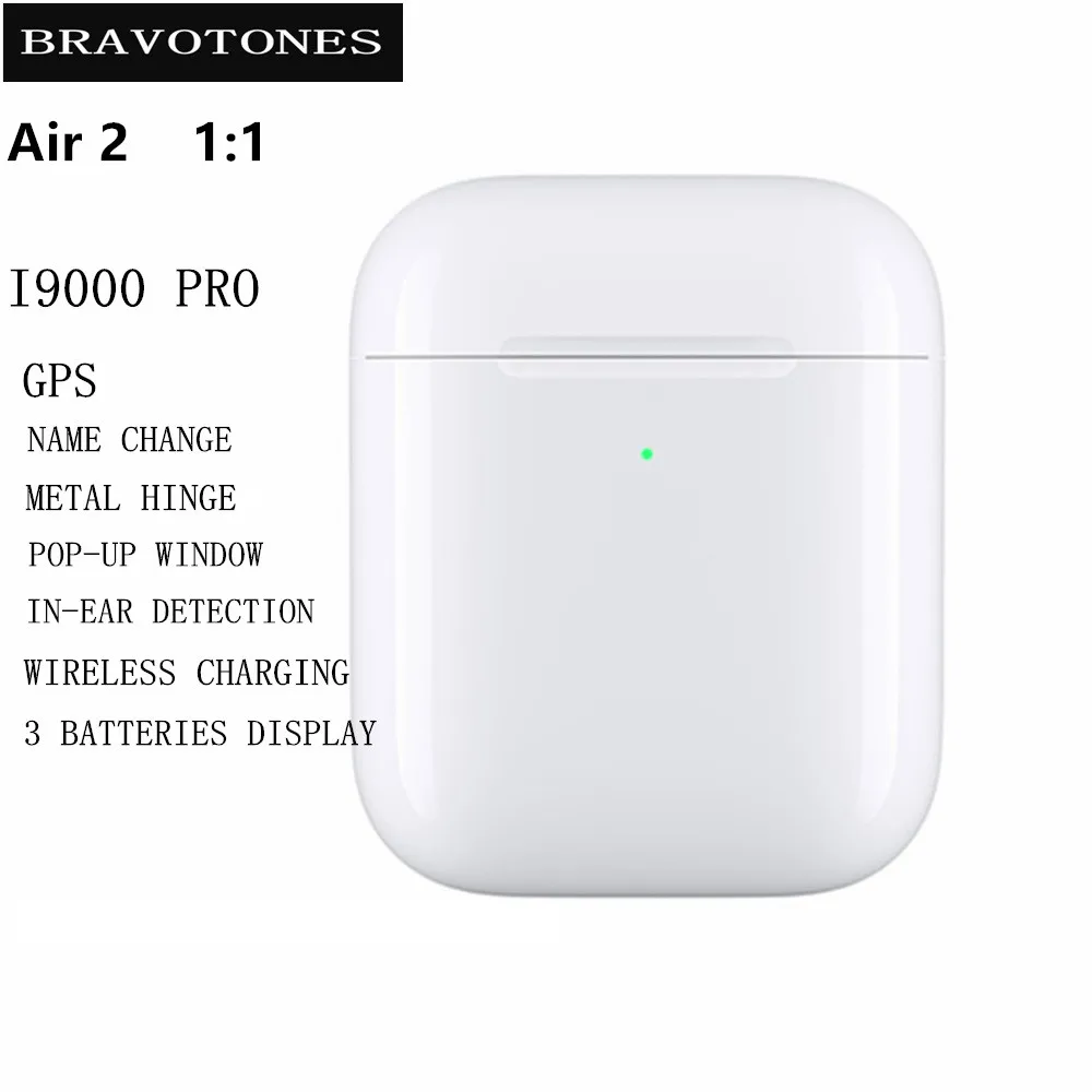 [Изменение имени + gps позиционирование] i9000 TWS Pro Bluetooth наушники HIFI супер бас стерео
