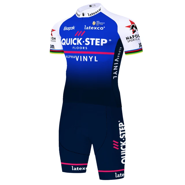 2022 Team quick step cycling skinsuit Cycling Clothing triathlon Bodysuit roupa ciclismo Bike Clothing completo ciclismo estivo Cycling set 17
