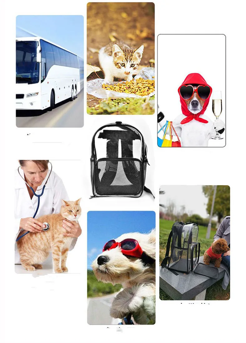 Переносная переноска для собак, рюкзак, сетчатый, для путешествий, прозрачный, дышащий, для попугая, кошки, собаки, птицы, рюкзак для переноски, клетки