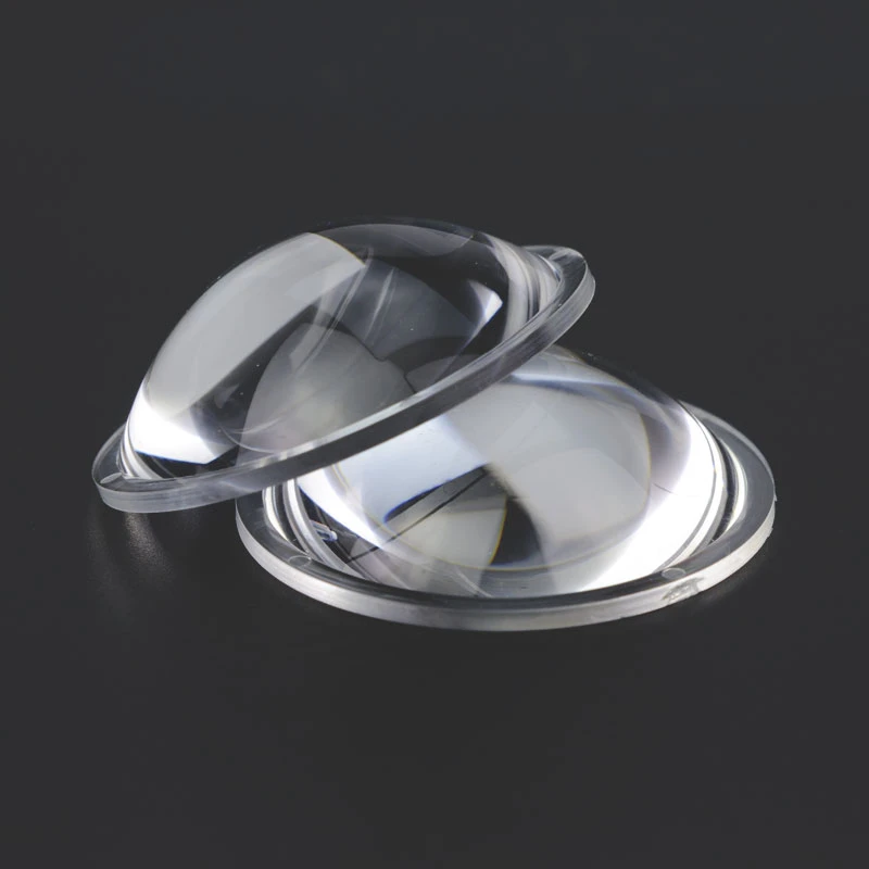 5PCS 35 49.3mm Optical PMMA Plastic Focal Length LED Plano Convex Lens