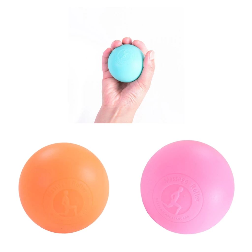 Silicone Yoga Lacrosse Ball Myofascial Deep Tissue Pressure Ease Trigger Point Treatment
