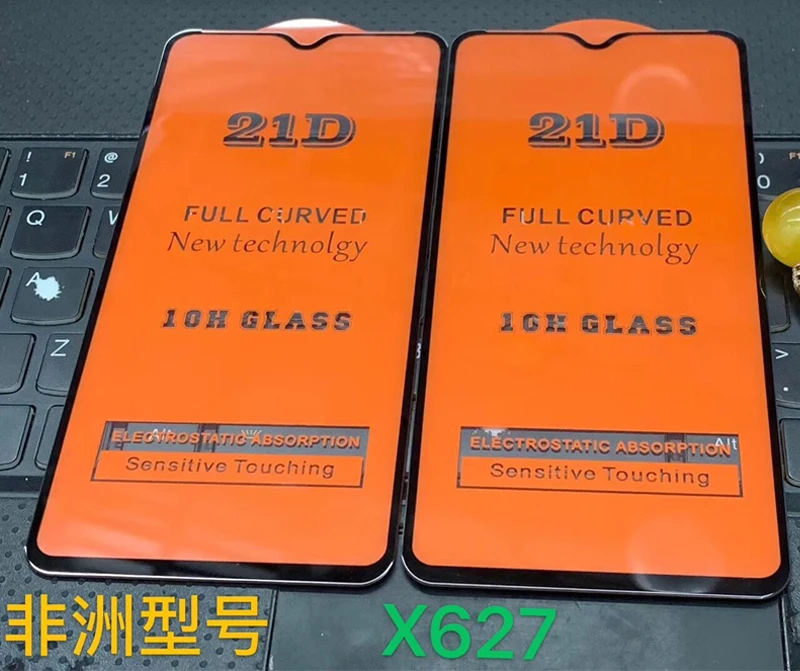 21D полное клеевое закаленное стекло для Infinix Smart 3 Plus X627V X627 9H Полное покрытие