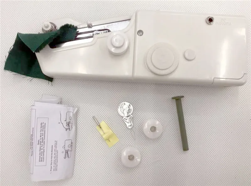 New Hot Portable Household Mini Hand Sewing Machine Quick Stitch Sew Needlework Cordless Clothes Fabrics Electric Sewing Machine