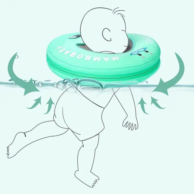 Infant-free Swimming Ring Inflatable Circle Swimming Neck Ring Floating Baby Swimming Pool Toys Swim Trainer 3