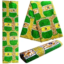 LIULANZHI tissu восковая африканская 6 ярдов/партия Анкара африканская восковая набивная ткань полиэфирная скатерть поступление модная ML13L357-364