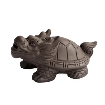 

PURPLE CLAY DRAGON TORTOISE TEA PET TEA SET ACCESSORIES HOME DECORATION CREATIVE CERAMIC DRAGON TURTLE ORNAMENT TEA CEREMONY